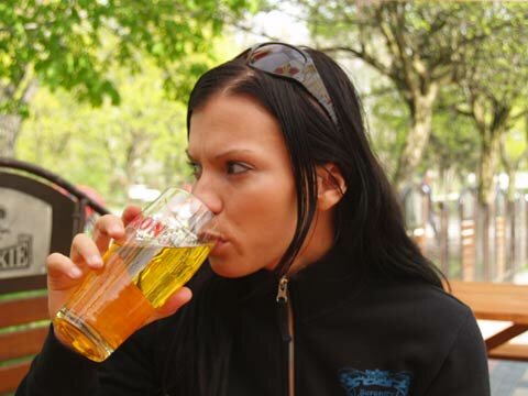 Bebendo o chá - copão